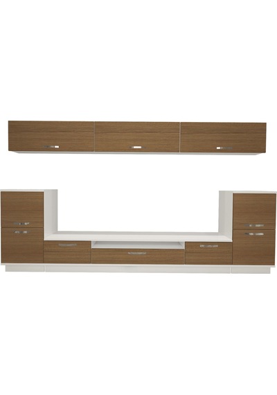 Decoraktiv Trendstyle 9 Slm Tv Ünitesi Tv Sehpası Beyaz - Ceviz