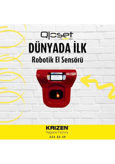 Kaizen Hijyen Akülü Beyaz Fotoselli Hijyenik Klozet Kapak Sistemi