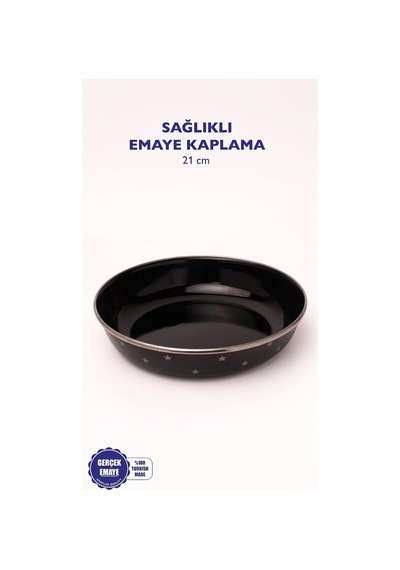 Star Emaye Bowl Tabağı - Bowl Kase - Salata Kasesi - Sunum Kasesi Çok renkli