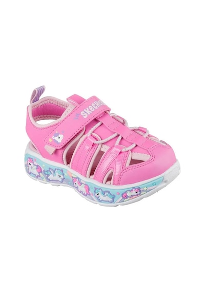 Skechers 303162n Pklp Play Scene Splash - Cute Crew Kız Çocuk Sandalet Çok Renkli