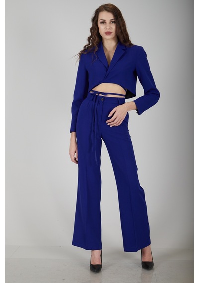 Feminist Saks Yüksek Bel Pileli Palazzo Pantolon 0102066.26 Saks