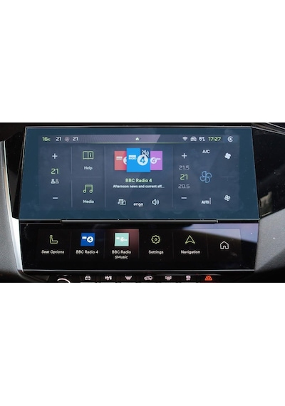Peugeot 408 10 İnç Ekran Koruyucu Multimedya Şeffaf Nano