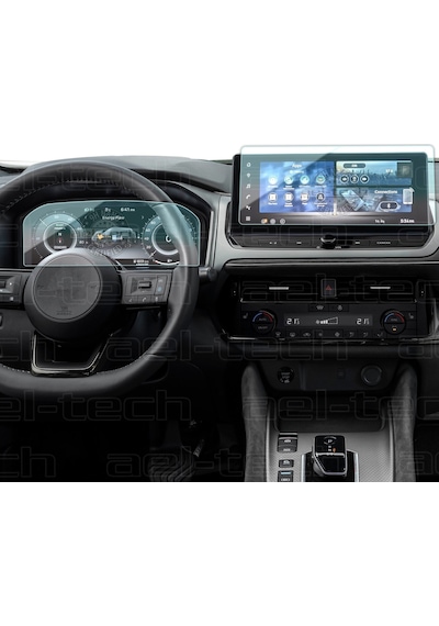 Nissan Qashqai Uyumlu Dijital Gösterge Ve Navigasyon 9h Nano Ekra