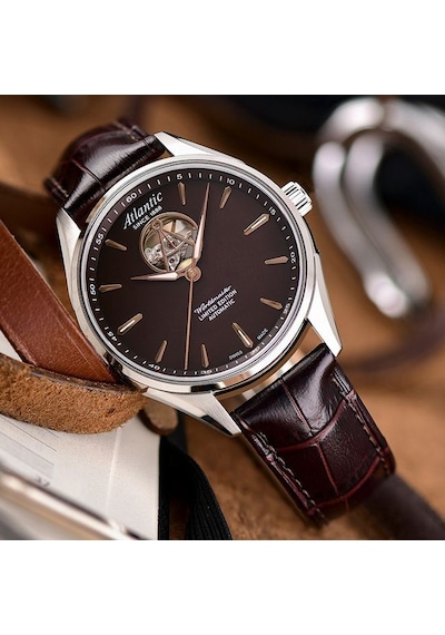 Atlantic Worldmaster 1888 Open Heart Lımıted Edıtıon 52780.41.81r Otomatik Erkek Kol Saati Metalik Gri