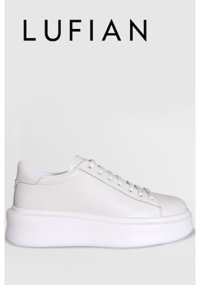 Lufian 121230109 Grace Deri Unisex Sneaker Ayakkabı Beyaz
