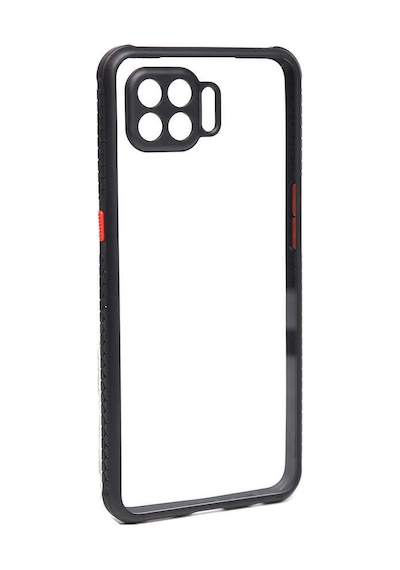 Zore Reno 4 Lite Kılıf Nvth Kaff Kapak - Siyah