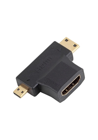 Mini Hdmı Micro Hdmı Ve Hdmı Çevirici Dönüştürücü Adaptör 3 In 1