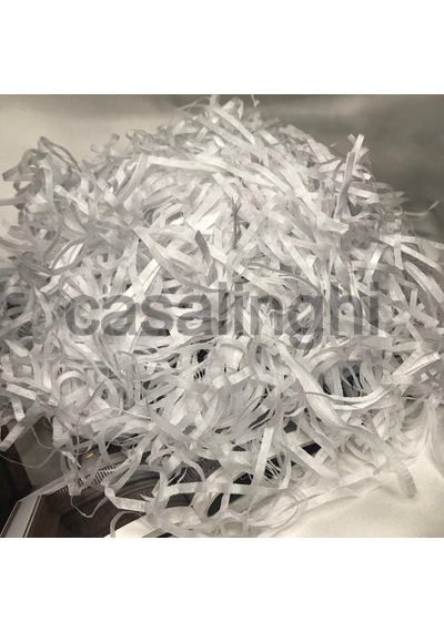 Bisaccia Beyaz Kırpık Pelür Kağıt Kırpıntısı White Shredded Tissue Paper - 50 Gram Beyaz 1