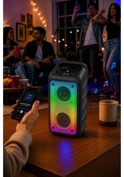 Torima KTS-1710 Bluetooth 5.0 RGB Işıklı Kablosuz Speaker