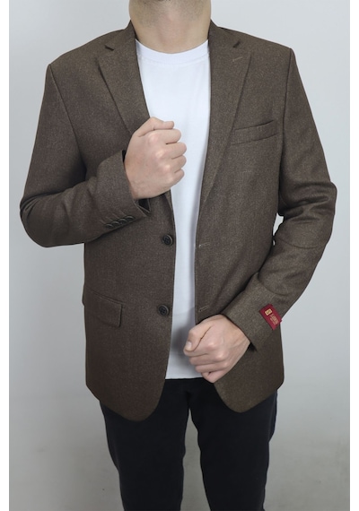 Moda Dmctekstil Erkek Düz Spor Kesim Normal Kalıp Çift Düğme Çift Yırtmaçlı Blazer Ceket Kahverengi Moda Dmctekstil Erkek Düz Spor Kesim Normal Kalıp Çift Düğme Çift Yırtmaçlı Blazer Ceket Kahverengi