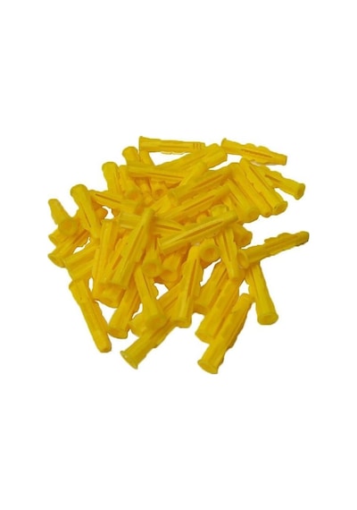 Plastik Dübel Sarı 10 Mm 100 Adet