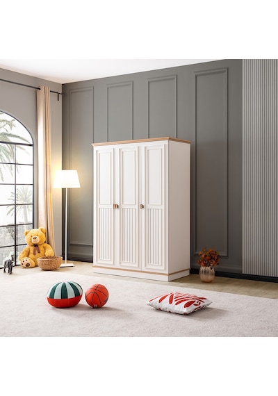 Ranza, Zenit Plus Yavrulu Genç Odası Takımı Ranza + Üç Kapaklı Dolap 90 X 190 CM Ranza, Zenit Plus Yavrulu Genç Odası Takımı Ranza + Üç Kapaklı Dolap 90 X 190 CM