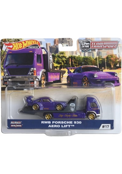 Hot Wheels Premium Team Transport 17 Rwb Porsche 930 Aero Lift Lacivert