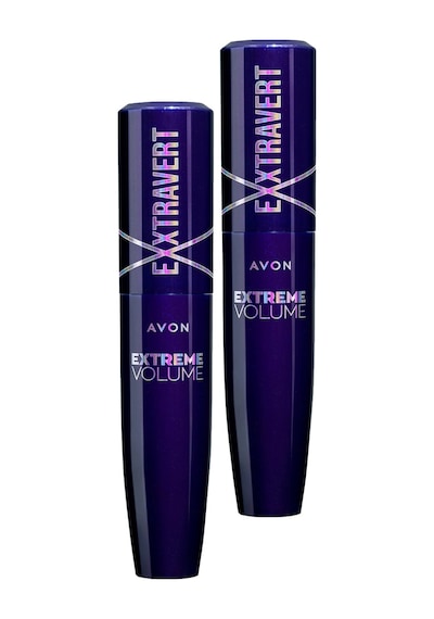 Avon Exxtravert Ekstra Hacim Veren Maskara 9 ML Blackest Black 2'li