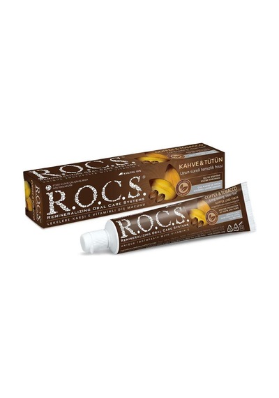 Rocs Coffee & Tobacco Lekelere Karşı Diş Macunu 74 Gr