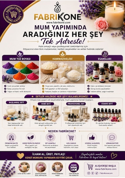 Premium Mum Esansı 5 Cc 2'li Set - Passion Fruit, Vanilya - Soya Wax, Parafin, Jel Wax Ve Bal Mumu Uyumlu Bkfab2pfvn5 Karışık