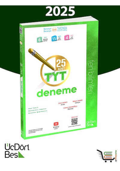 345-2025 Model 25'li Tyt Fen Bilimleri Denemesi
