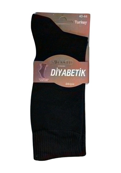 Alfa Aksesuar 03 Savcıoğlu Diabetik Bambu Soket Çorap 6 Adet ÇoK Renkli