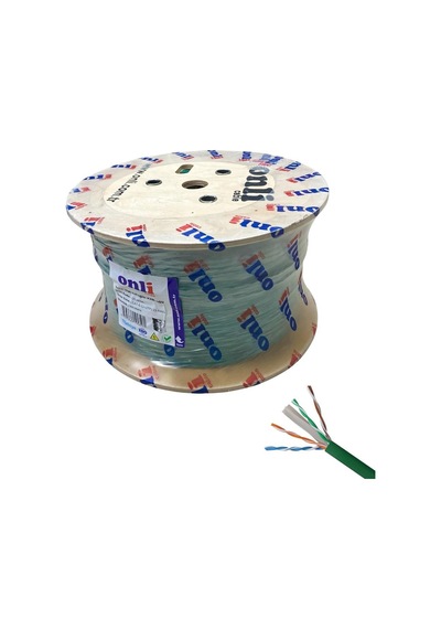 Onli 305mt 23awg Utp Cat6 Network Kablosu Yeşil Yerli Üretim
