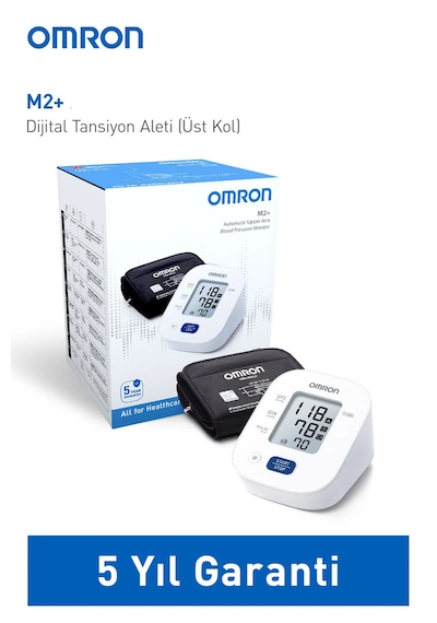 Omron M2+ HEM-7188-LE Geniş Manşetli Üst Koldan Pilli Dijital Tansiyon Aleti
