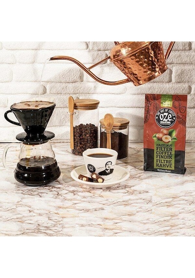 Oze Fındık Aromalı Filtre Kahve 250G French Press