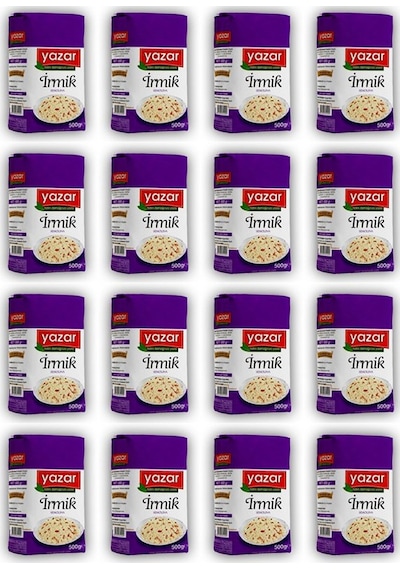 Yazar İrmik 16 x 500 G