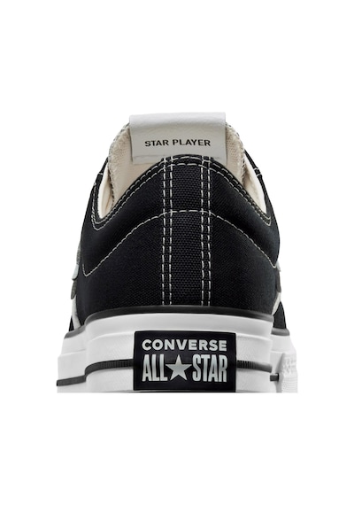Converse Star Player 76 Premium Canvas Ayakkabı Siyah Çok Renkli