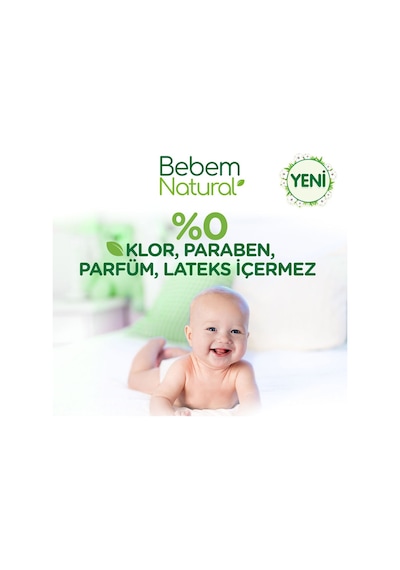 Bebem Natural Bebek Bezi 2 Beden Mini Avantajlı Paket 168 Adet