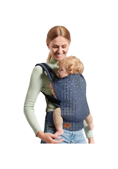 Kinderkraft Nıno Confetti Bebek Taşıyıcı, Denim Mavi, 3 Ay 20 Kg Ana Kucağı