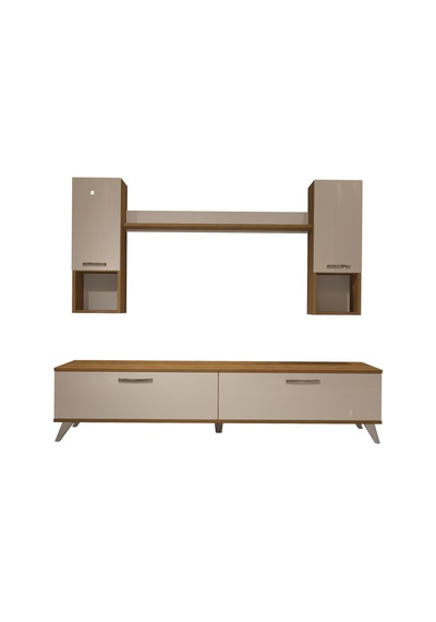 Decoraktiv Eko 5da Mdf Std Retro Tv Ünitesi Tv Sehpası Pera - Beyaz
