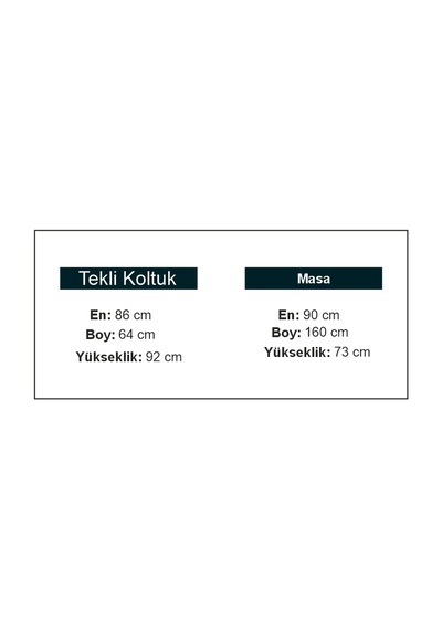 Vira 6 Lı Yemek Masası Krem Vira 6 Lı Yemek Masası Krem