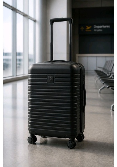 Albatros Monalisa Home Nippon Lüks Siyah Renk Orta Boy Valiz Mavi - Siyah