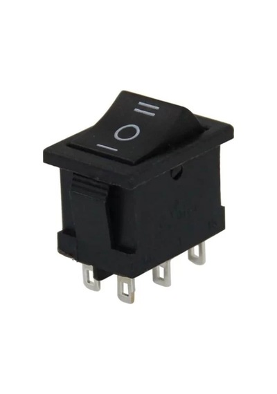 Sh Powermaster Mini Işıksız Anahtar 6p On-off-on 6p Ic-123-6 Najmaddin