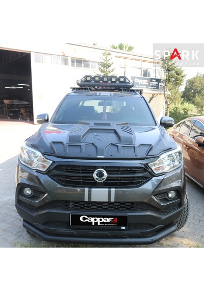 Ssangyong Musso 2021- Yılı Ve Sonrası Uyumlu Ön Kaput Scoop