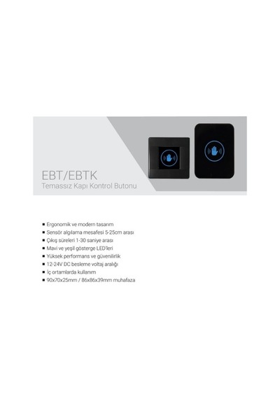 Eds Ebtk Temassız Kontrol Butonu