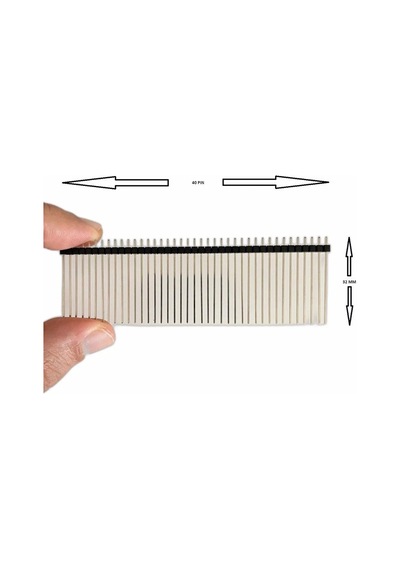 Erkek Pin Header 40 Pin 32 Mm 2.54mm 1x40 180 Tek Sıra