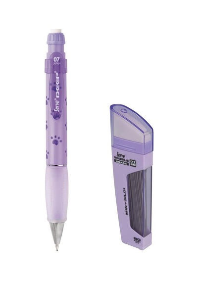 Serve Deep 0.7 mm Mekanik Kurşun Kalem Doğa Pati - 0.7 mm Uç & Silgi