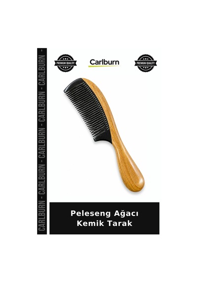 Peleseng Ağacı Kemik Tarak Kullanışlı Aksesuar Tarama Ürünü Sac Tarağı