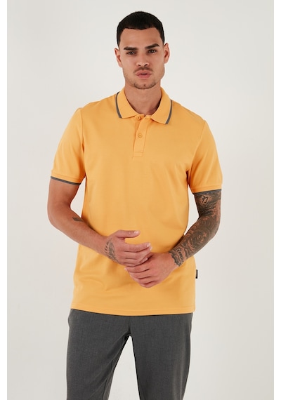 Buratti Pamuklu Regular Fit Erkek Polo Yaka T Shirt 5902063 Hardal