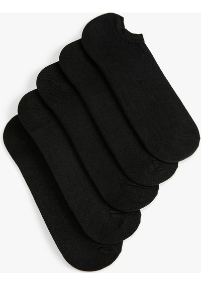 Koton Basic 5'li Görünmez Çorap Seti Siyah 4wam80002aa 4WAM80002AA999 Siyah Koton Basic 5'li Görünmez Çorap Seti Siyah 4wam80002aa 4WAM80002AA999 Siyah