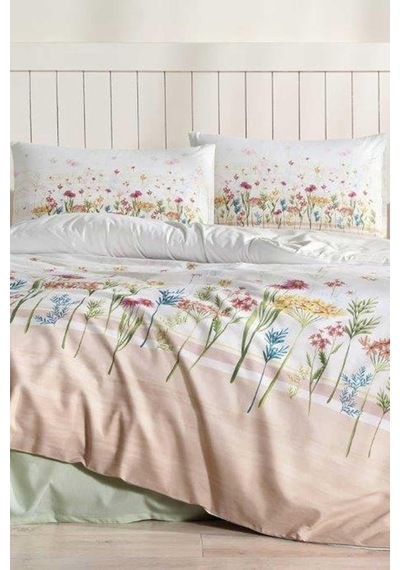 Özdilek Nev Spring Garden Nevresim Takımı Çift Kişilik Somon Genel