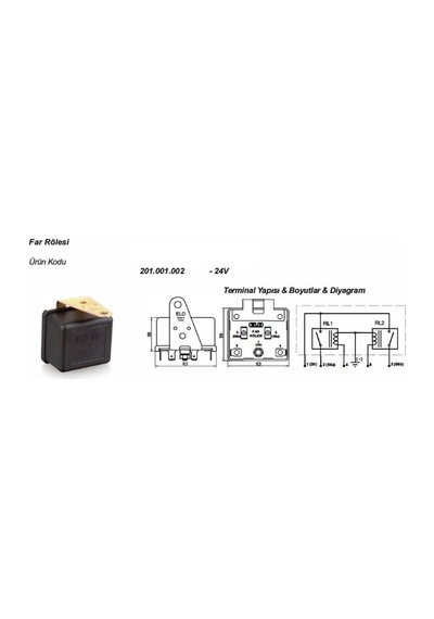 24v Far Güçlendirme Rölesi Elo 201001002