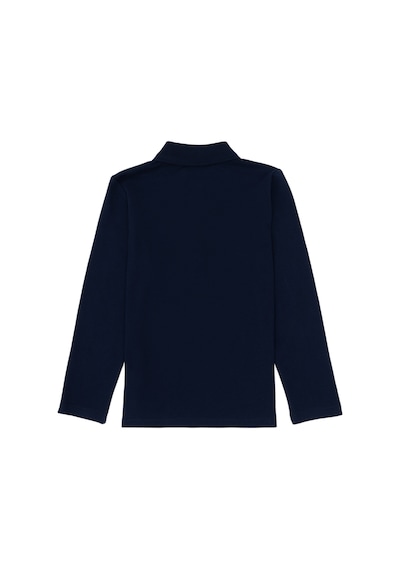 U.S. Polo Assn. Kız Çocuk Lacivert Polo Yaka Basic Sweatshirt 50316836-VR033