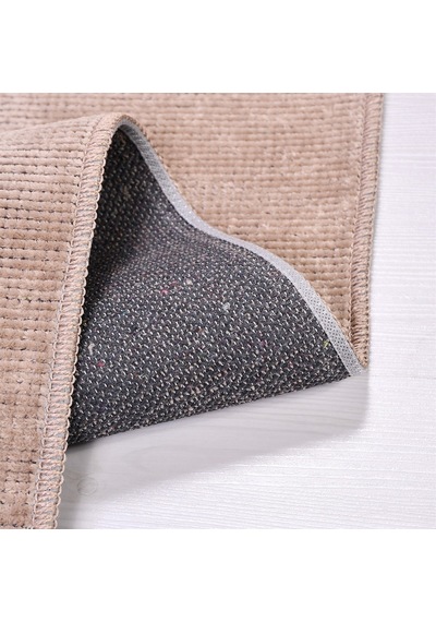 Çam Halı Crea Decolux Azade 8201 Bej Özel Kaymaz Tabanlı Pamuk Dokuma Kilim - 80x150