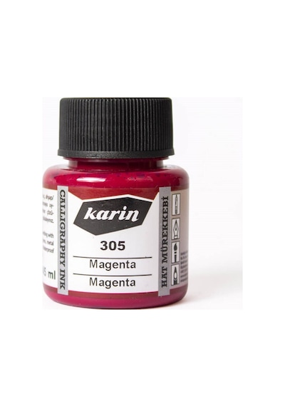 Karin Hat Mürekkebi Magenta 305-45Ml