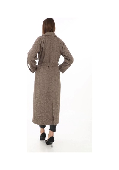 Freedom Store Kadın Uzun Kaşe Kaban Yünlü Dokuma Kaşmir Kruvaze Yaka Kuşaklı Astarlı Tesettür - Vizon Gri Freedom Store Kadın Uzun Kaşe Kaban Yünlü Dokuma Kaşmir Kruvaze Yaka Kuşaklı Astarlı Tesettür - Vizon Gri