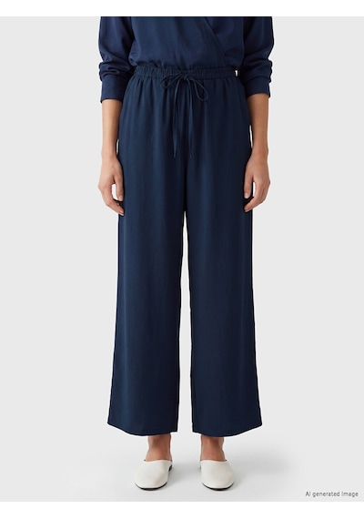 Lcw Modest Lacivert Beli Lastikli Modal Karışımlı Kadın Pantolon