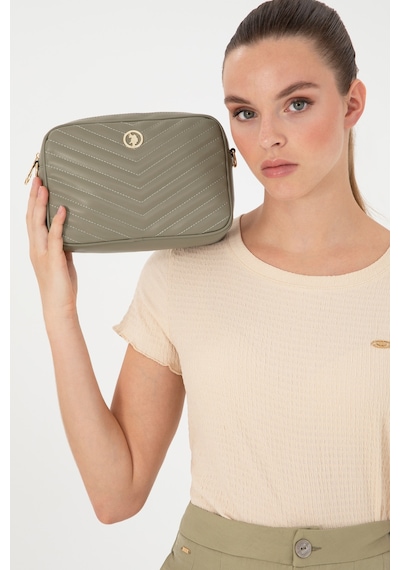 U.S. Polo Assn. Kadın Haki Zincir Askılı Çapraz Çanta 50300327-VR027