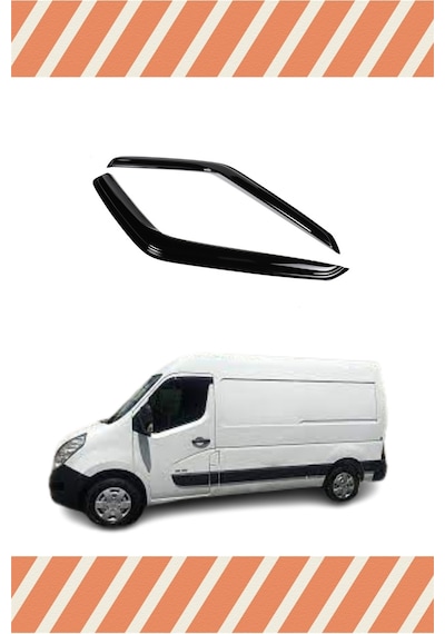 Renault Master 2010 Ve Sonrası Modellerine Özel 2'li Mügen Tip Cam Rüzgarlığı