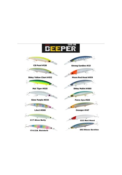 Fujin Deeper Ss-dr 125mm 26gr 174 Z.b Rainbow